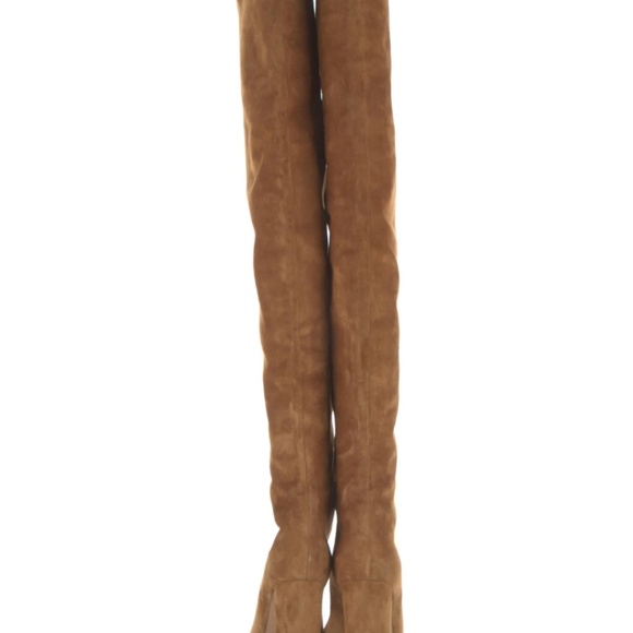 Saint Laurent Over the Knee Suede Boots - Picture 5 of 5